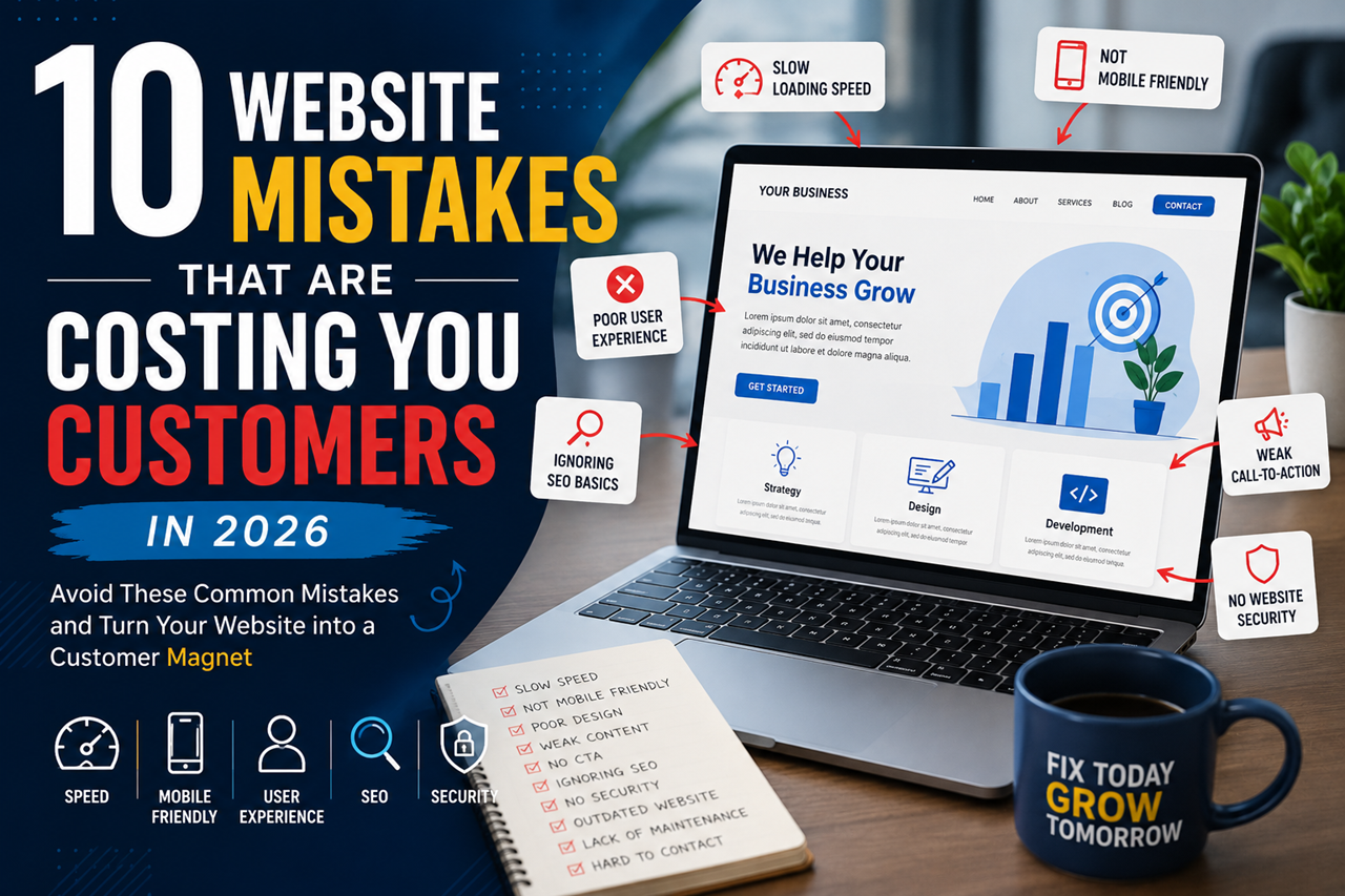 10 Website Mistakes That Are Costing You Customers in 2026 Part-2
