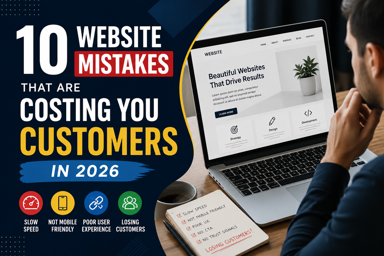 10 Website Mistakes That Are Costing You Customers in 2026 Part-1